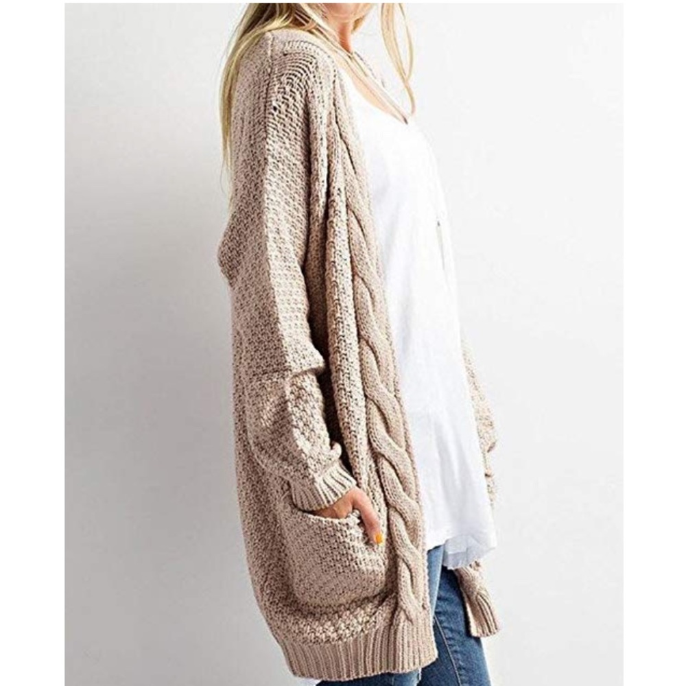 Boho Chunky Knit Cardigan